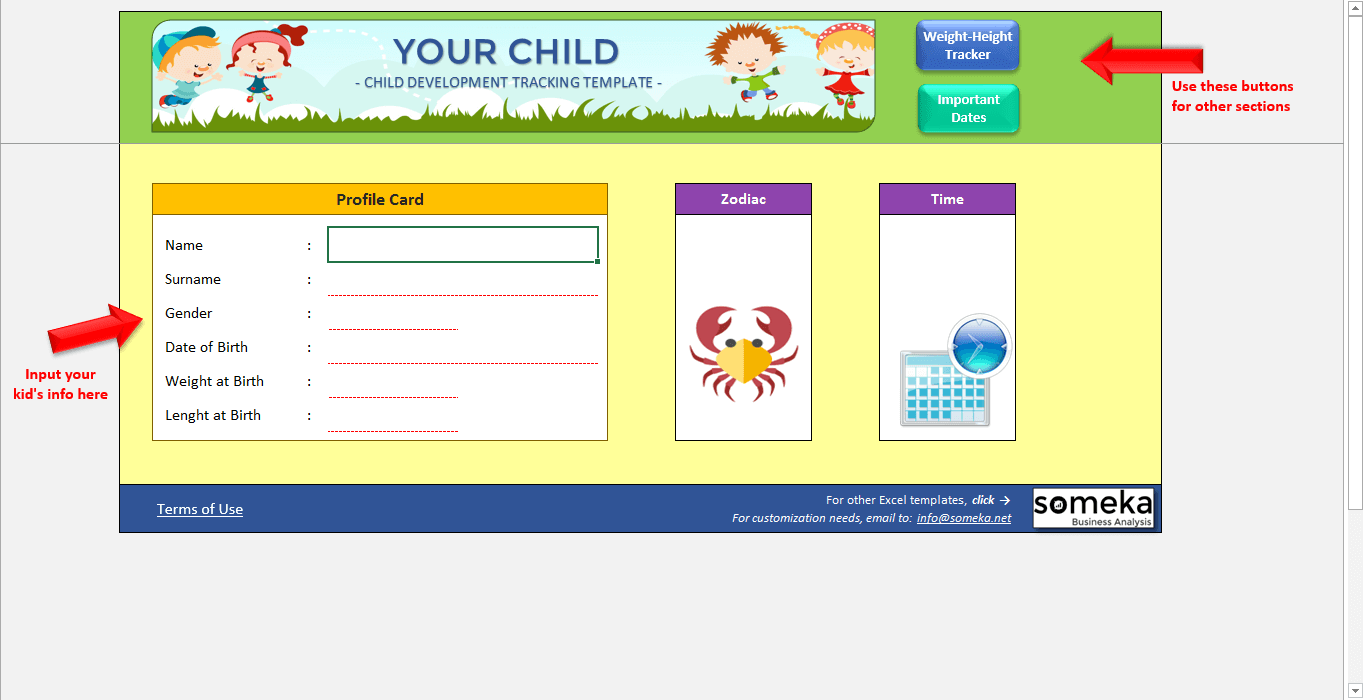 tracker on child