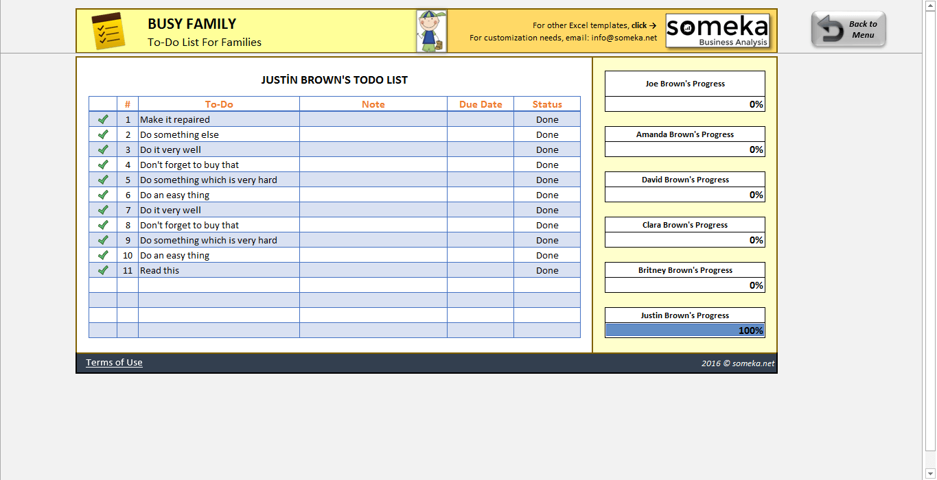 family to do list printable checklist template in excel excel to do lists