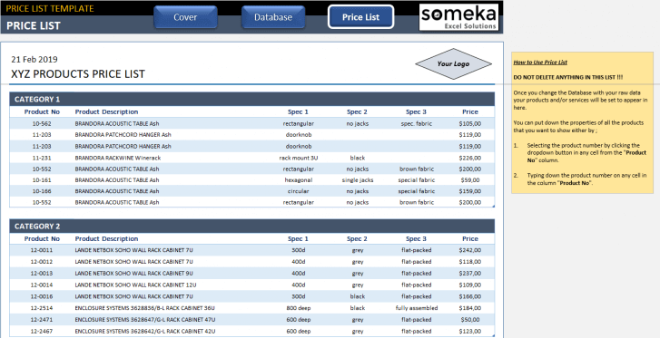 Printable-Price-List-Template-Someka-SS1