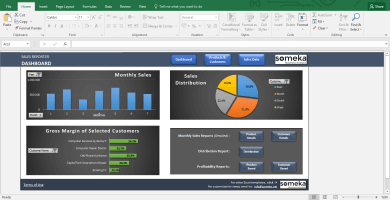 excel dashboard template report templates spreadsheet sales map budget list management heat lead mac speedometer create someka things follow customer