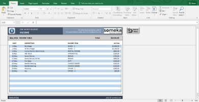 family budget excel budget template for household monthly expenses excel template