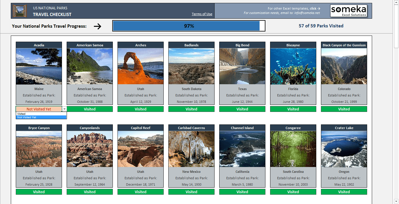 Printable Record of US Countrywide Parks - List of Countrywide photo regarding Printable List of National Parks identify Printable Listing of US Nationwide Parks - Record of Nationwide
