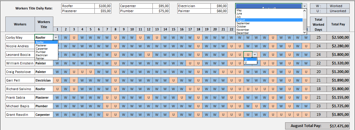 payroll template free payroll spreadsheet template employee time tracker excel