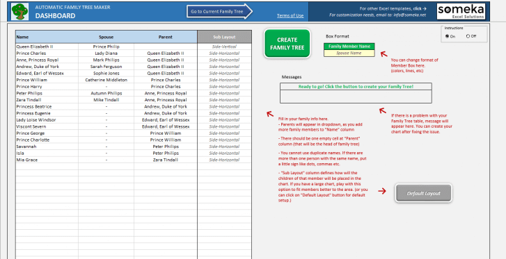 automatic family tree maker simple family tree maker