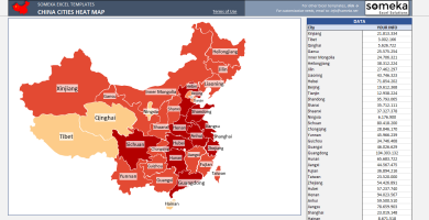china heat map excel template automatic city state finance templates excel