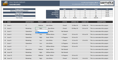 purchase order template excel po generator tracker tool