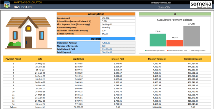 Mortgage-Calculator-Someka-Excel-Template-SS1