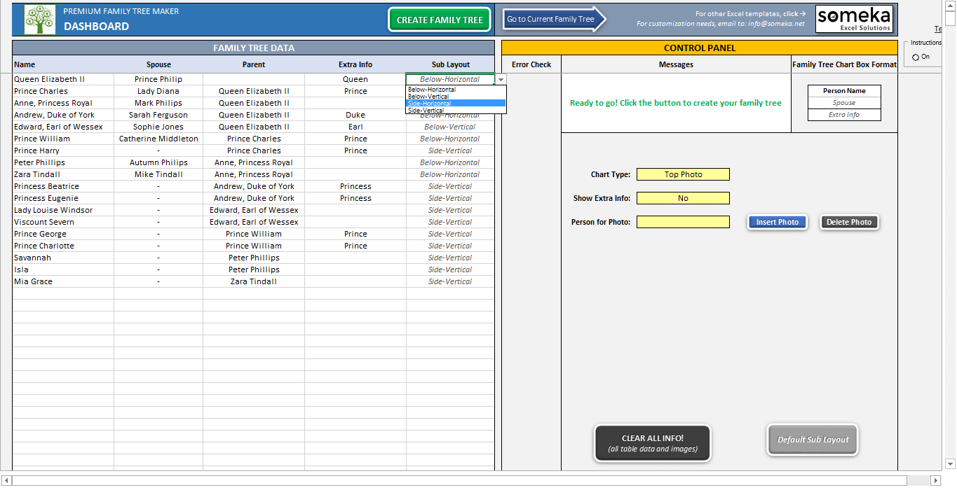 excel family tree builder excel family tree builder
