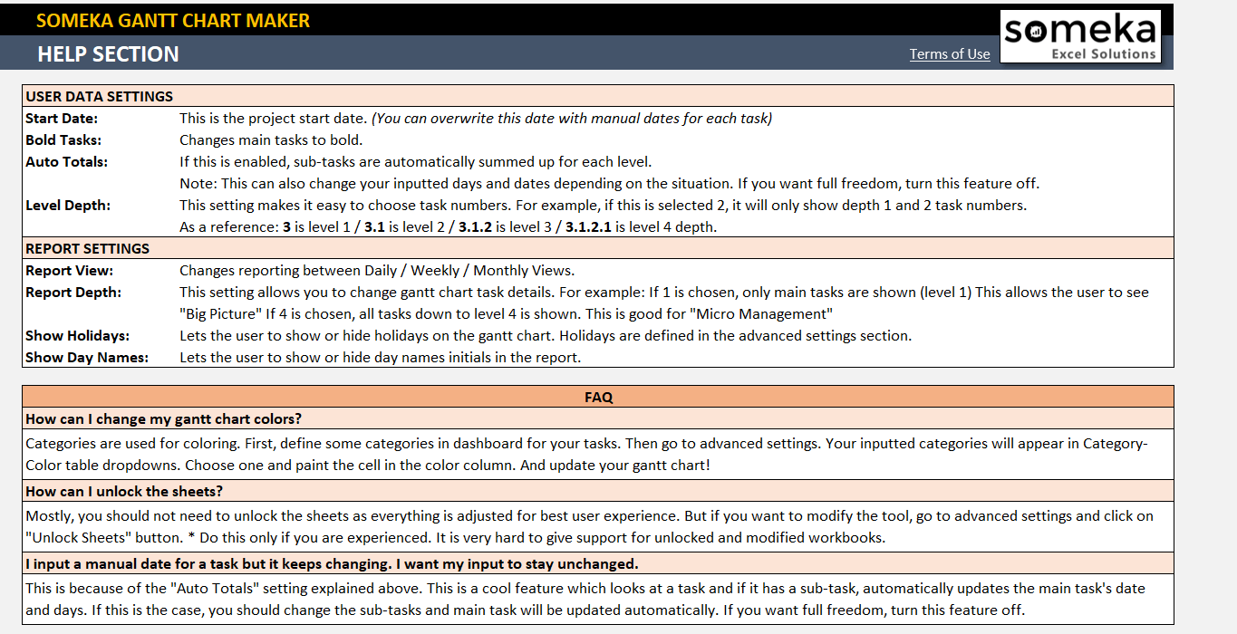 tasks template
