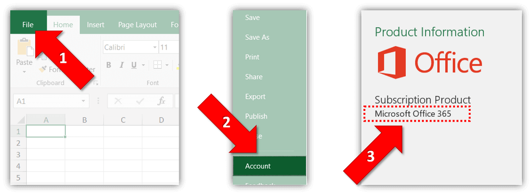 How To find your Excel Version