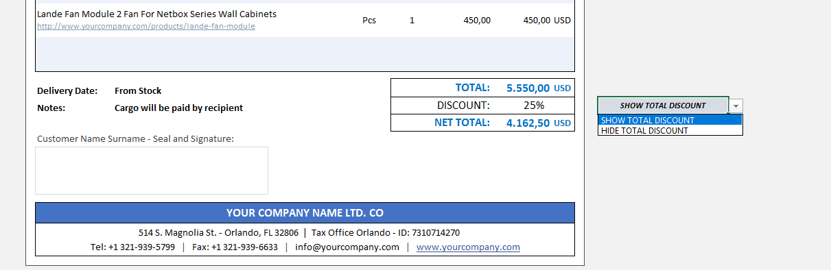commercial invoice template excel invoice generator tracker tool invoice with discount template