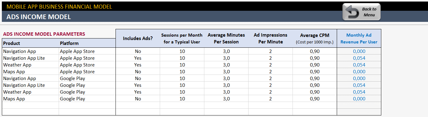 ADS Income Model - Someka TextSS07