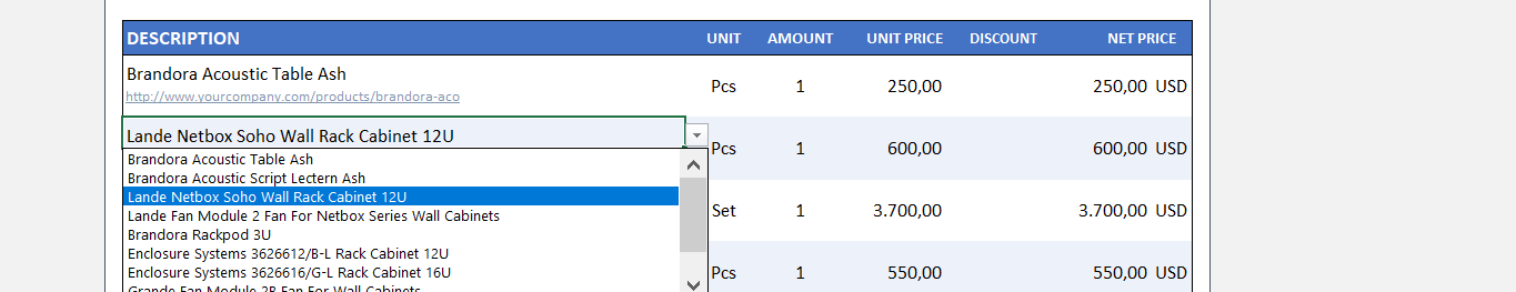 Excel Quote Template | Proforma Invoice Generator for Quotations