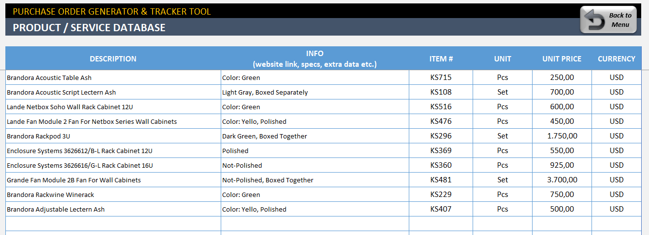 shipment tracking excel template