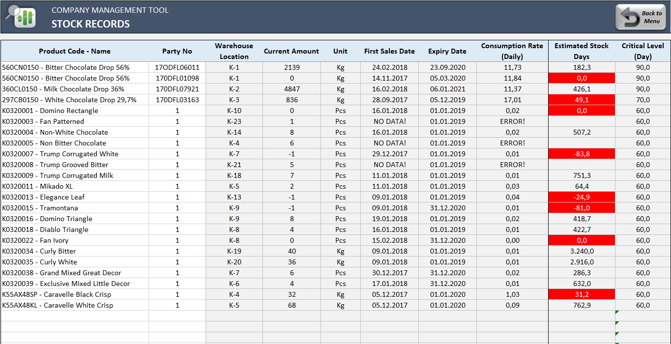 Excel ERP Template Ubicaciondepersonas cdmx gob mx