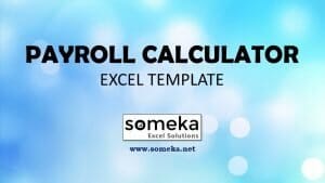 Payroll Calculator - Someka Excel Template Video