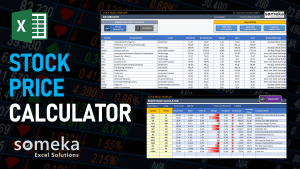 Excel Stock Price Calculator - Someka Excel Template Video