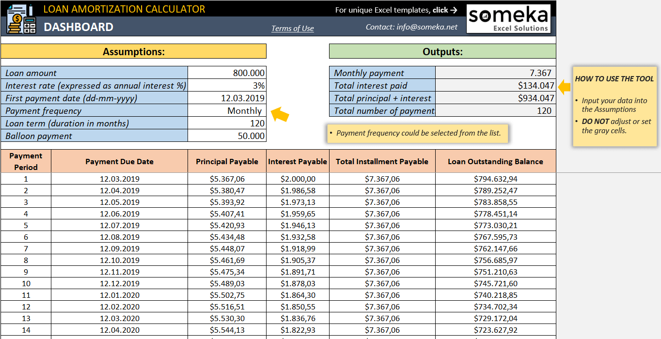 Loan Amortization Calculator Free Loan Amortization Schedule In Excel