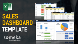 Sales Dashboard Template - Someka Excel Template Video