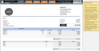 excel printable invoice templates and spreadsheets