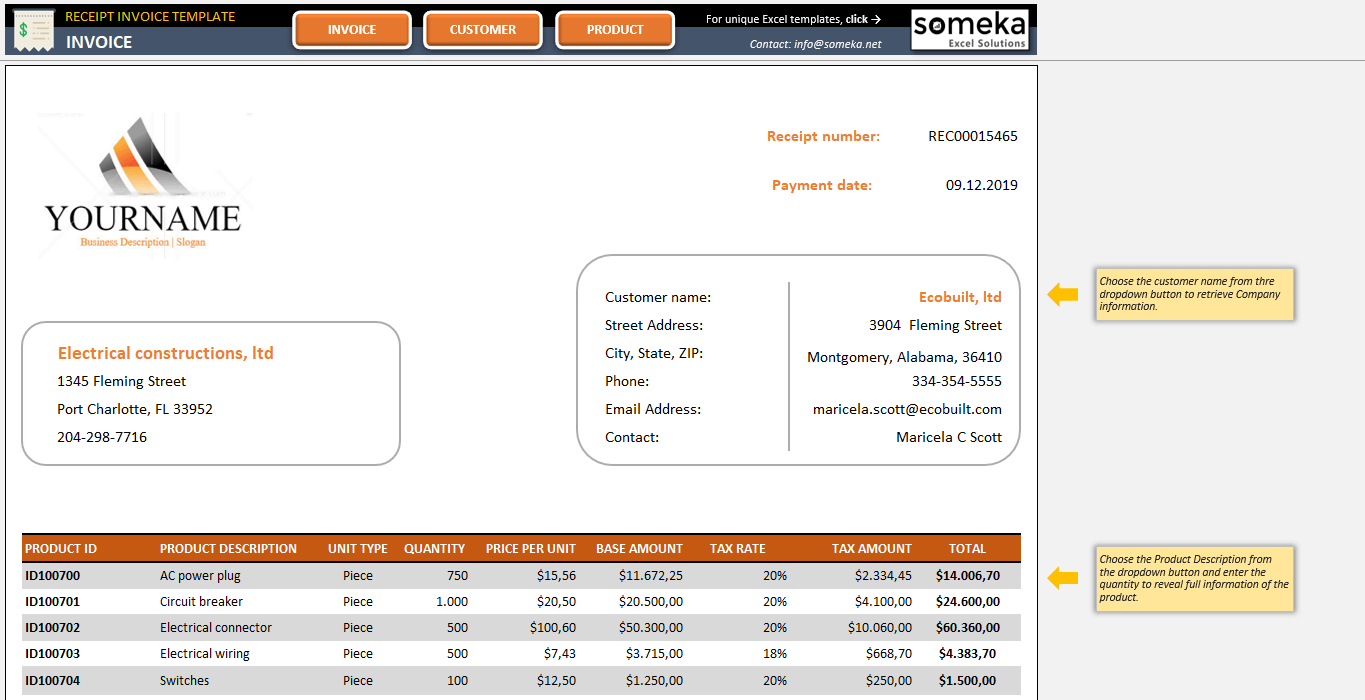 receipt template free business receipt excel template invoice receipt template