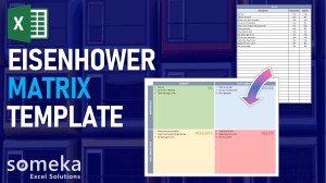 Eisenhower Matrix Template - Someka Excel Template Video