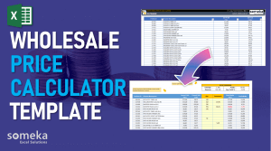 Wholesale Price Calculator Template - Someka Excel Template Video