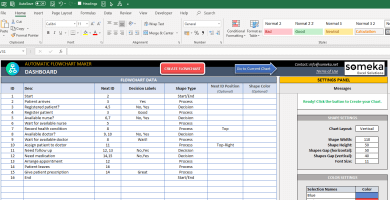 Automatic-Flowchart-Maker-Excel-Template-SS3