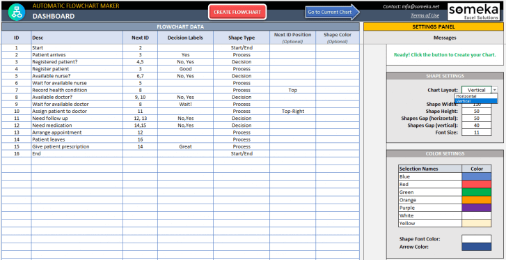 Automatic-Flowchart-Maker-Excel-Template-SS7