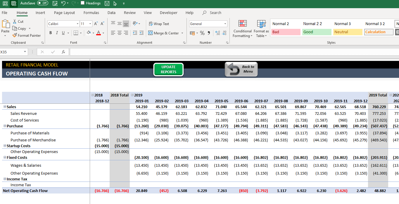  Business Model Template Excel 