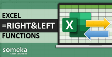 How To Use Excel RIGHT LEFT Functions