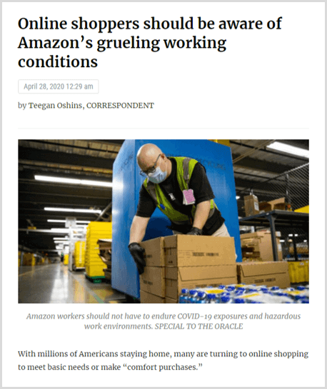 amazon-swot-analysis-working-conditions