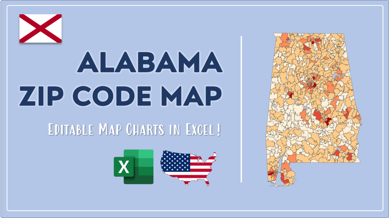 How to Paint Alabama Zip Codes Map Video Cover Image