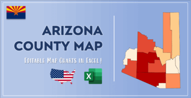 Arizona County Map Post Cover