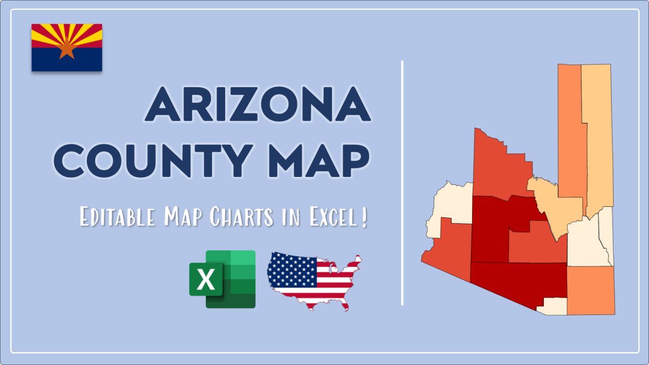 How to Paint Arizona Counties Map Video Cover Image