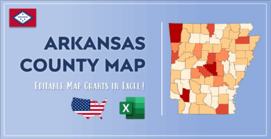 Arkansas County Map Post Cover