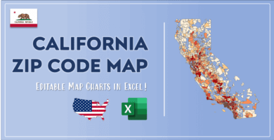 California Zip Code Map Post Cover