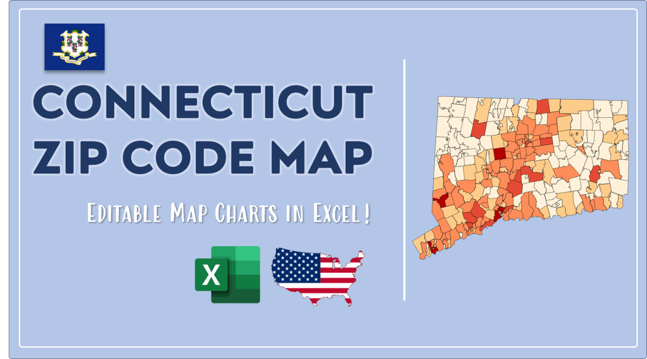 How to Paint Connecticut Zip Codes Map Video Cover Image