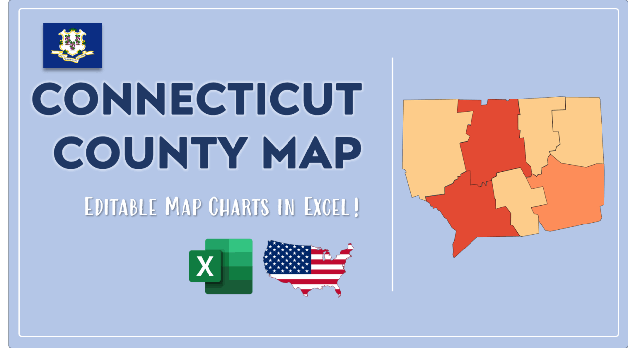 How to Paint Connecticut Counties Map Video Cover Image