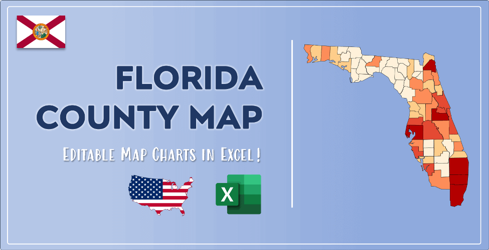 Florida County Map Post Cover