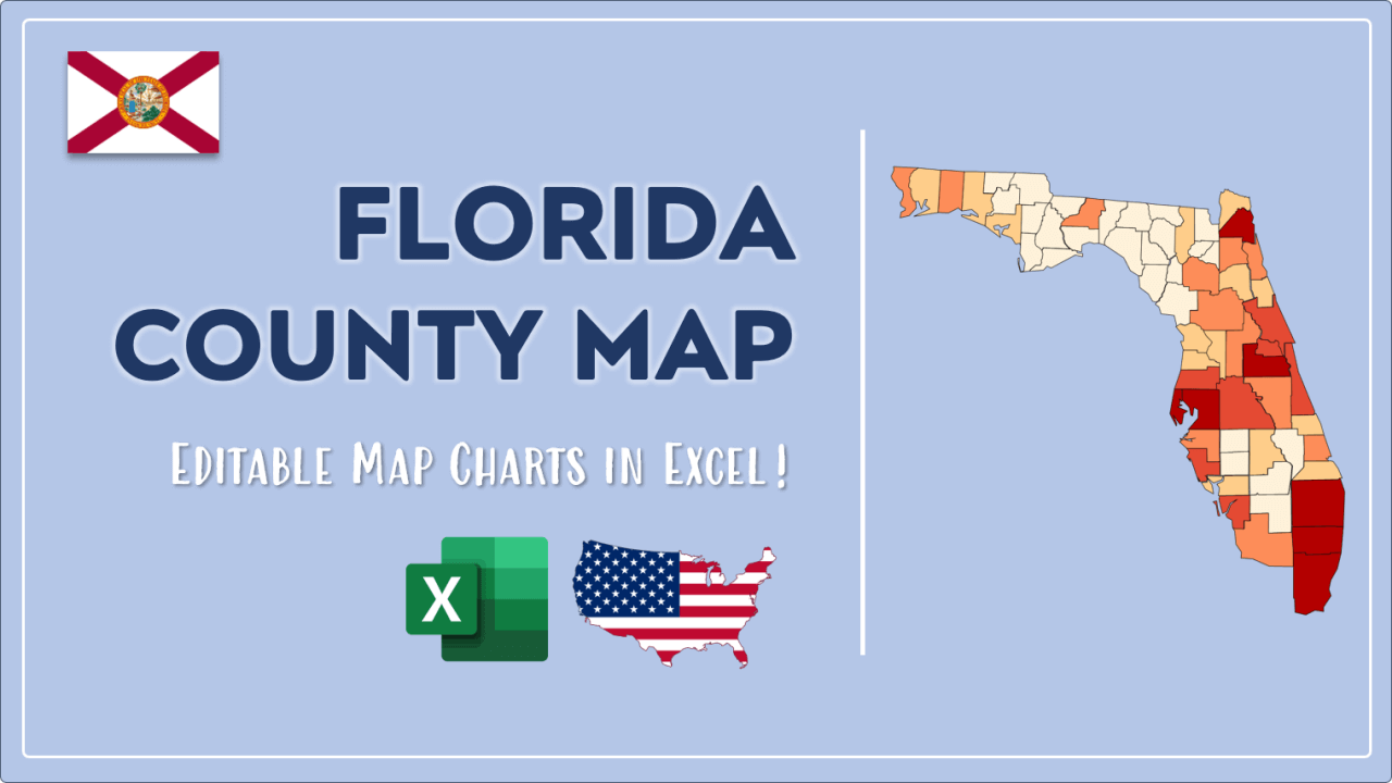 How to Paint Florida Counties Map Video Cover Image