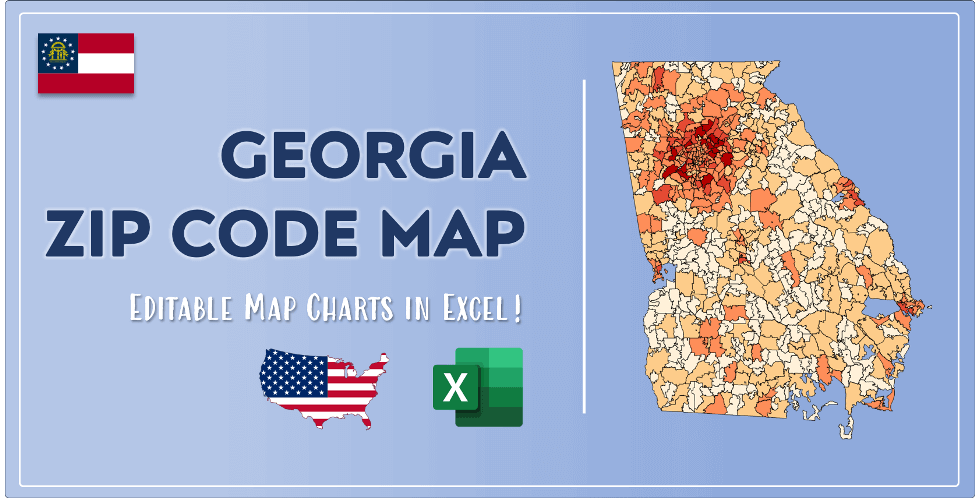 Georgia Zip Code Map Post Cover