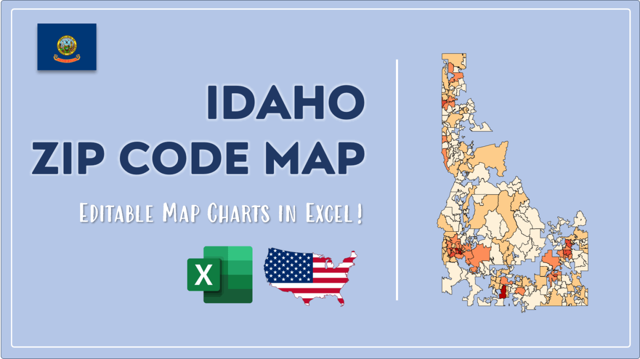 How to Paint Idaho Zip Codes Map Video Cover Image