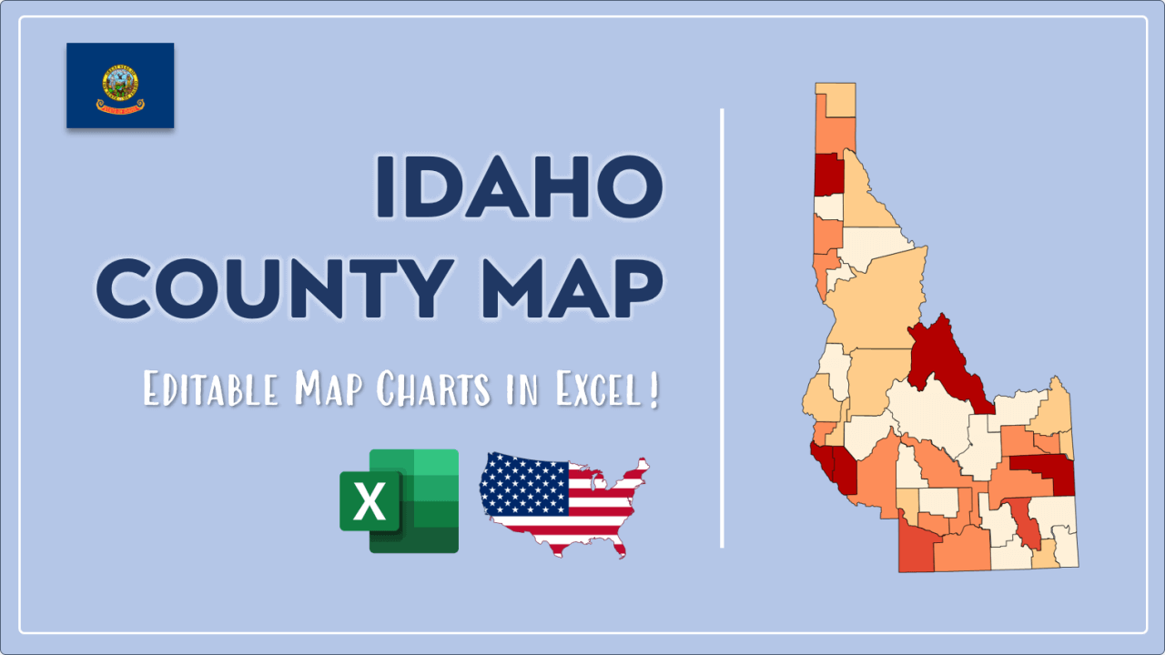 How to Paint Idaho Counties Map Video Cover Image