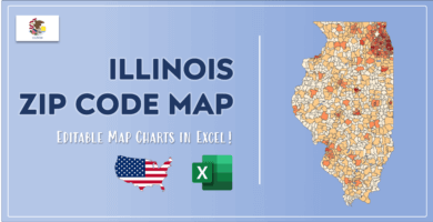 Illinois Zip Code Map Post Cover