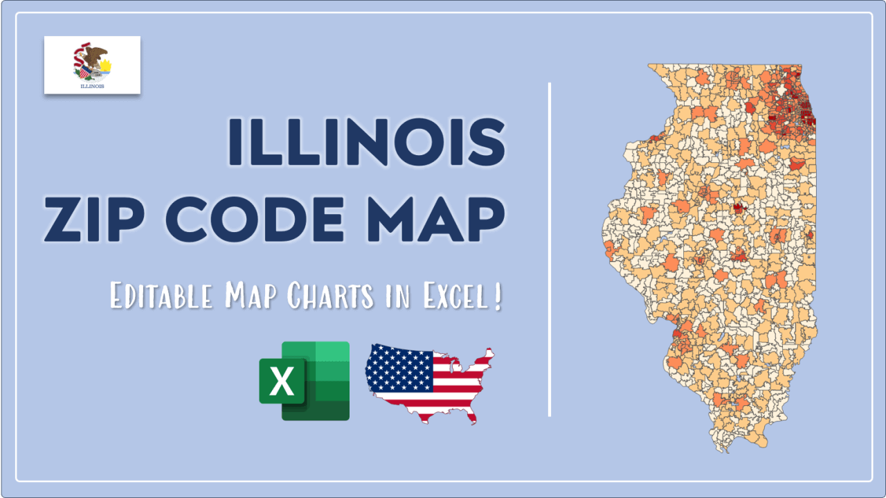 How to Paint Illinois Zip Codes Map Video Cover Image