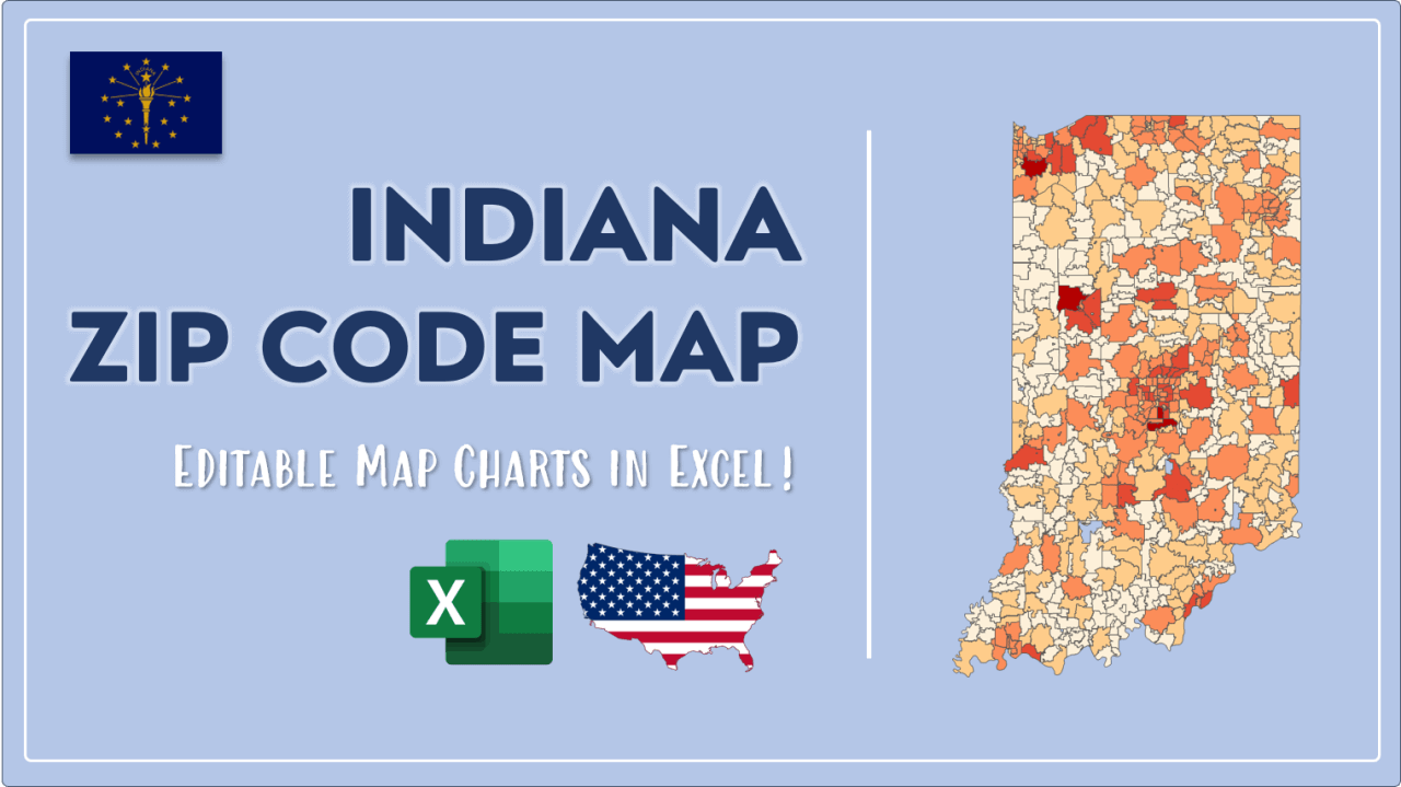 How to Paint Indiana Zip Codes Map Video Cover Image