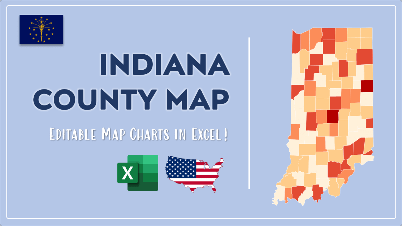 How to Paint Indiana Counties Map Video Cover Image