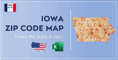 Iowa Zip Code Map Post Cover