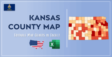 Kansas County Map Post Cover